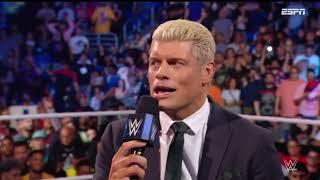 Cody Rhodes habla de Brock Lesnar antes de BackLash - WWE SmackDown 5 de Mayo 2023 Español Latino