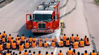 When Firefighters Get Blocked By IDIOTS!