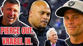 Raiders FIRE Antonio Pierce! Patriots MUST HURRY! Tom Brady CHASES Mike Vrabel for Mark Davis!