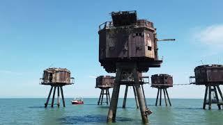 Maunsell Sea Forts, Red Sands - Stunning 4K