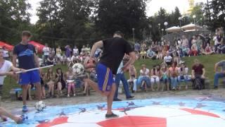 Zhura VS Samoded - Semifinal - KievFireFest'13 Football Freestyle Battle