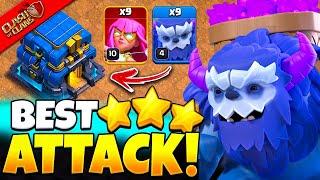 Th12 Yeti Legend Push Attack ! Th12 Yeti Super Archer Attack ! Th12 Attack Strategy ! Th12 Sui Lalo