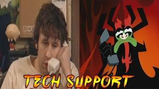 [YTP] Aku calling tech support | extra thicc meme | aku orders pizza