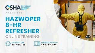 Hazwoper 8-Hour Refresher Training | OSHA Compliant | Workplace Safety Course