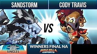 Sandstorm vs Cody Travis - Winners Final - BCX Singles Finals 2021 - NA 1v1