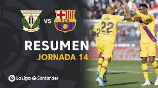 Highlights CD Leganés vs FC Barcelona (1-2)