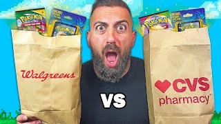 Walgreens Vs CVS Pokemon Cards Shopping Challenge!