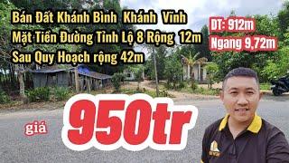 Bán Đất Khánh Vĩnh Khánh Hòa|Bán Đất Khánh Bình Mặt Tiền Đường Tỉnh Lộ 8|Nha Trang Nhà Đất Khánh Hòa