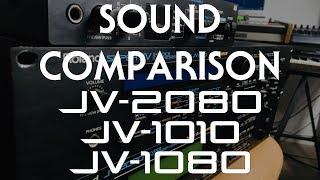 Comparison: Roland JV-2080 JV-1010 JV-1080