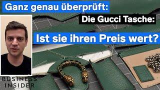 Eine 1.035 Euro teure Gucci-Tasche wird untersucht: Ist sie den Preis wert? | Refurbished | Insider