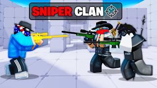 I Went Against a SNIPER ONLY CLAN…  (Roblox Rivals)