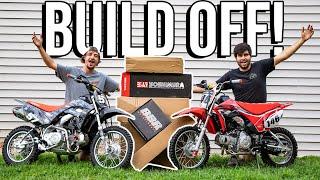 Building the Worlds BADDEST PIT BIKES! *BUILD OFF CHALLENGE*