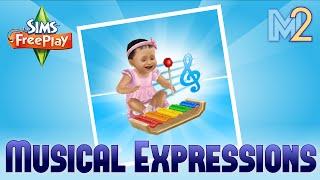 Sims FreePlay - Musical Expressions Hobby (Tutorial & Walkthrough)