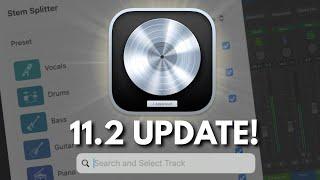 Logic Pro 11.2 Update! Improved Stem Splitter, Track Search, More
