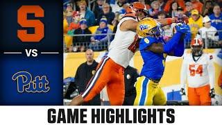 Syracuse vs. Pitt Game Highlights | 2024 ACC Football