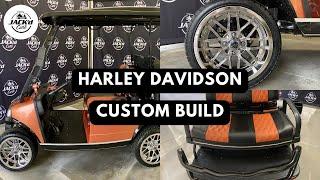 Harley Davidson Custom Golf Cart Build