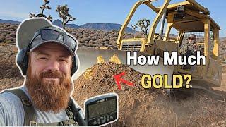 Detecting Gold Nuggets - Bulldozer - Arizona Dessert! + Tips by Mike Pung & Cash Best!