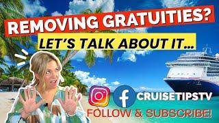 CRUISE GRATUITIES! Let's cover this taboo topic!