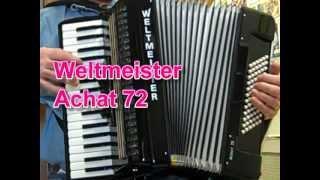 Weltmeister Achat 72 Bass Accordion - Made in Germany