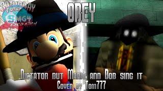 FNF Cover - Obey [ Dictator but Mario and Bob sing it ] || Mario's Madness V2 Smg4 Mix