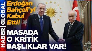 Cumhurbaşkanı Erdoğan, Bahçeli'yi Kabul Etti: İşte O Kritik Başlıklar!