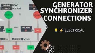 Generator Synchronizer Connections