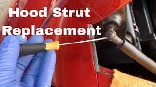 C6 Corvette Hood Strut Replacement: ball-and-socket