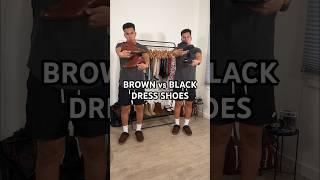 Are you team brown or black when it comes to dress shoes? 