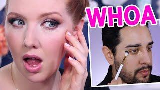 Stop Concealer Creasing? | I Try Robert Welsh's Technique!