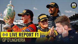 LIVE REPORT F1: il PRIMO OSCAR di PIASTRI nel THRILLER dell'UNGHERIA