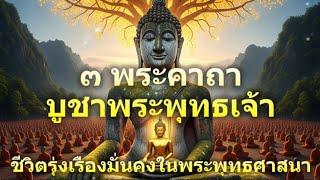 3 พระคาถาบูชาพระพุทธเจ้า คาถามหาจักรพรรดิ คาถามงกุฎพระพุทธเจ้า คาถาพระปัจเจกพระพุทธเจ้า สวดแล้วดี