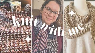 Knit With Me Relaxing Knitting Process Video Comforting