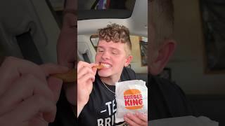 Burger King mozzarella sticks cheese pull test!