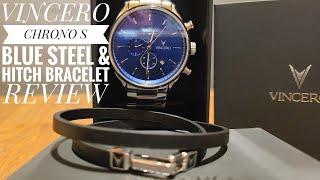 Vincero Chrono S Blue Steel Watch & Hitch Bracelet Review