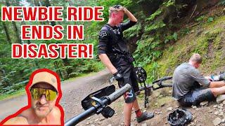 NEWBIE RIDE ENDED IN DISASTER!