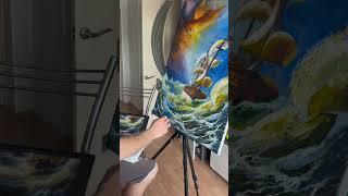 Морской бриз. Акрил. 80х100 см