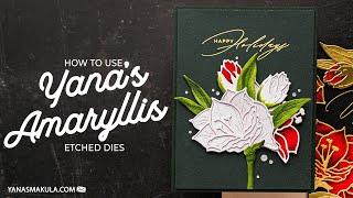 Spellbinders Amaryllis Christmas Die How To