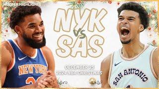 New York Knicks vs San Antonio Spurs Full Game Highlights | Dec 25 | 2025 NBA Season