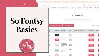 So Fontsy Basics