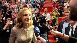 Isabelle Huppert recebe Prémio Lumière do cinema