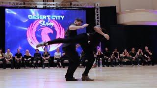 Improv West Coast Swing - Ben Morris & Dimitri Hector - Desert City Swing 2022 Champions Strictly