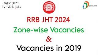 #RRBJHT2024 Zone-wise Vacancies