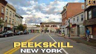 Driving Peekskill, New York 4K