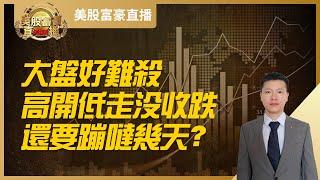 【美股富豪】大盘好难杀，高开低走没收跌，还要蹦跶几天？