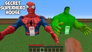 WHICH SECRET SPIDER MAN or HULK SECRET HOUSE is BETTER in Minecraft CHOOSE RIGHT SECRET HOUSE