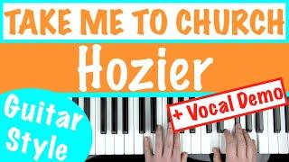 How to play TAKE ME TO CHURCH - Hozier Piano Chords Tutorial