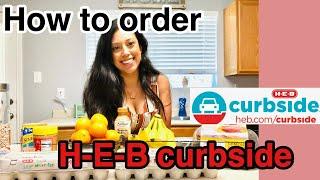 HEB Curbside Step by Step - How to order Curbside Pickup with HEB