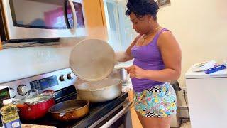 Cook Sunday Dinner With Me || Cotton Candy Plantains