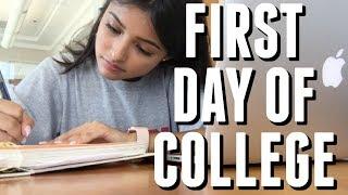 FIRST DAY OF COLLEGE VLOG | freshman year  2017