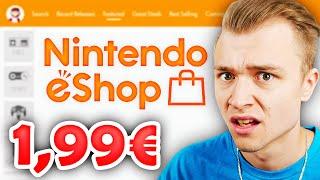 Was finde ich im eShop unter 2€?